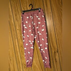 Secret treasures, pink and white pajama pants
